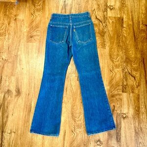 Amazing 70’s Vintage Orange Tab 746 Flare Leg Bell Bottom Levi’s. Paper Tag. 27